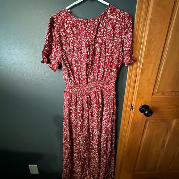NWT Hayden Los Angeles Red Floral Maxi Dress - Picture 4 of 5